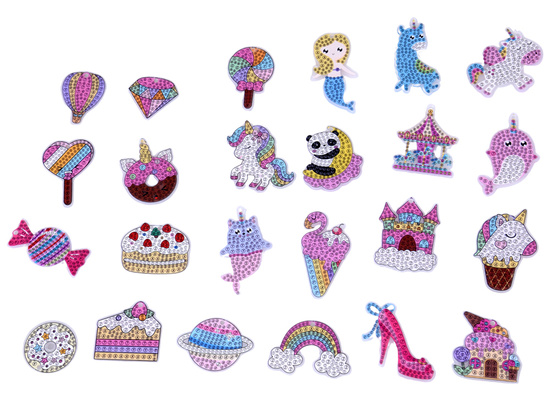 Creative Advent calendar, collage, diamond embroidery, key rings ZA6020