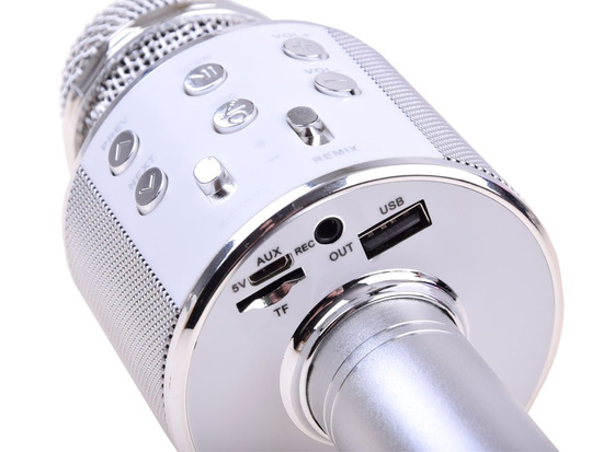 Mikrofon bezprzewodowy karaoke głośnik modulacja głosu bluetooth IN0136