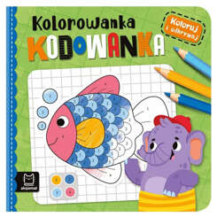 Aksjomat Koloruj i odkrywaj. Kolorowanka kodowanka. Nauka kolorowania KS0917