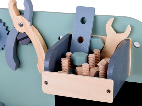 Wooden workshop for a little handyman tools for children ZA5616