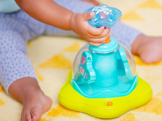 Spinning top, spinner with 20 melodies, volume control and spinning lights ZA6000