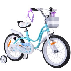 RoyalBaby Children's Bicycle 16" Little Swan, basket, side wheels RB16-18