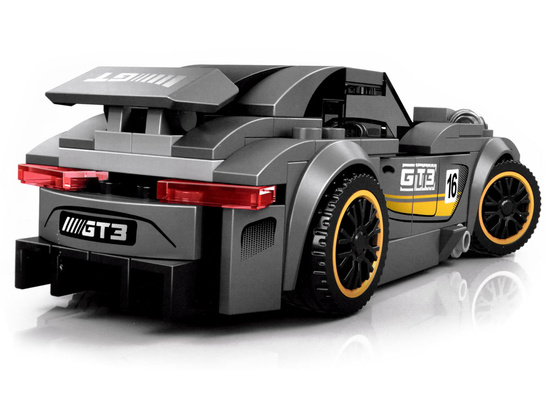 Technical blocks Sports car SILVER 174-pieces + stickers ZA4287