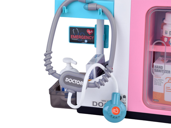 Small doctor large health center clinic pharmacy doctor hospital ZA6011