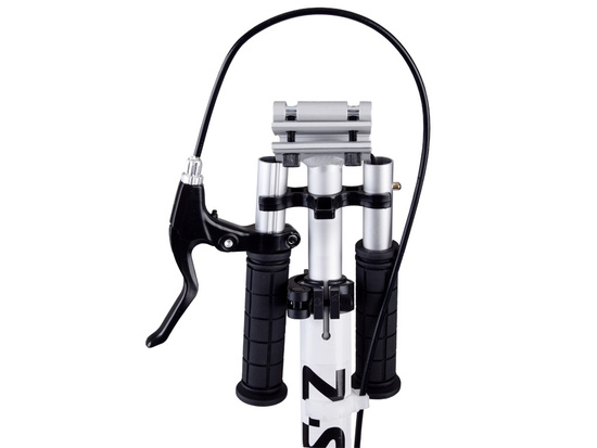 Large foldable city scooter with shock absorber and brakes up to 100kg SP0785