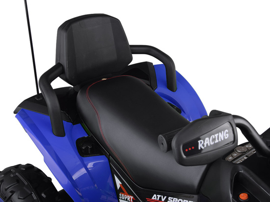 Duży quad na akumulator dla dziecka 4x4 PA0328 Niebieski  
