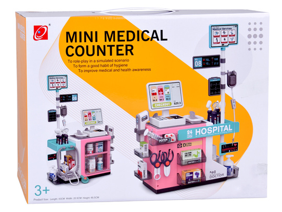 Small doctor large health center clinic pharmacy doctor hospital ZA6011