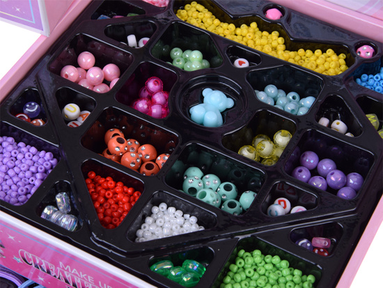 Foldable jewelry box beads DIY hair ornaments ZA5732