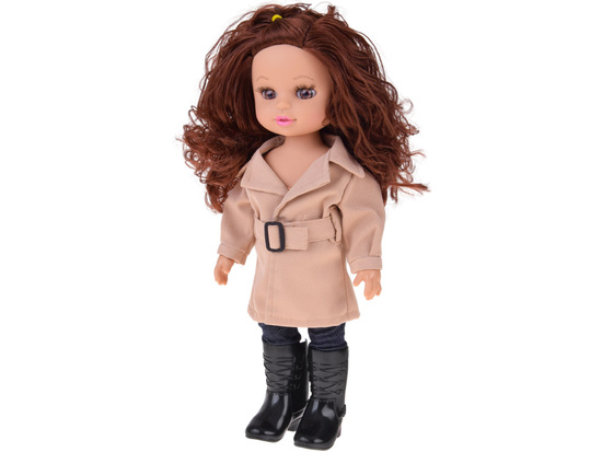 Stylish Kalinka Jesieniara doll in an elegant coat 36cm ZA5840