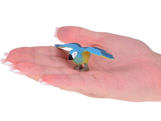 Set of colorful figurines Birds exotic animals 10 pcs ZA5295