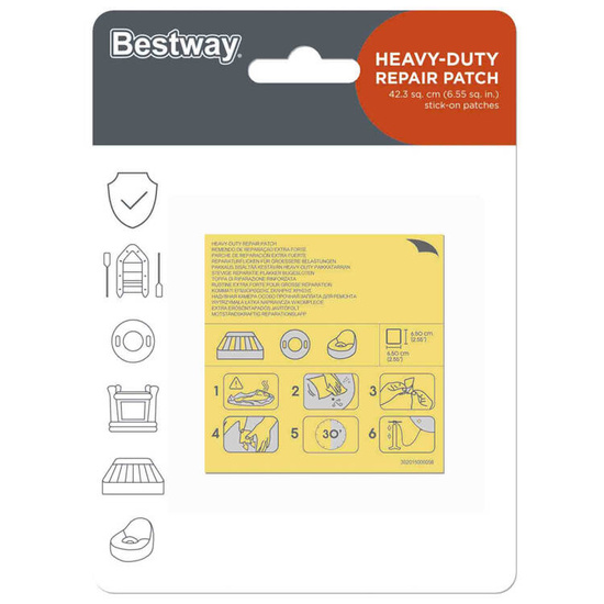 Bestway Zestaw naprawczy ŁATKI samoprzylepne 62068