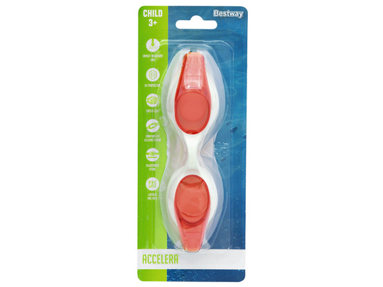 Bestway Okularki do pływania ACCELERA dla dzieci google basenowe 3+ 21062