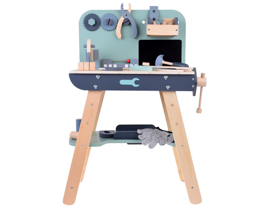 Wooden workshop for a little handyman tools for children ZA5616