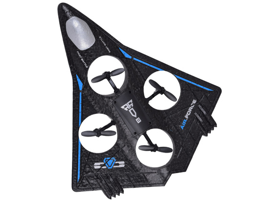 Remote Controlled Lightweight Drone with LED Effects and 360° Stunts RC0751