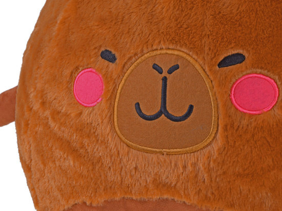 Large plush pompom ball cute animal 45cm Capybara ZA5975