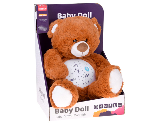 Teddy bear star projector with lullabies and sleep lamp ZA5713