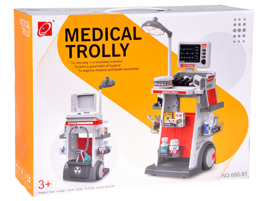 Interactive DOCTOR'S CART Doctor and dentist play set ZA5874