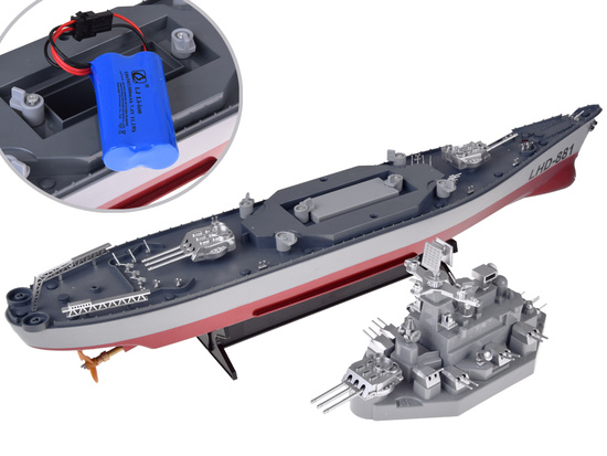 Remote Controlled Huge Ship BATTLESHIP LHD-881 Scale 1:390 RC0736