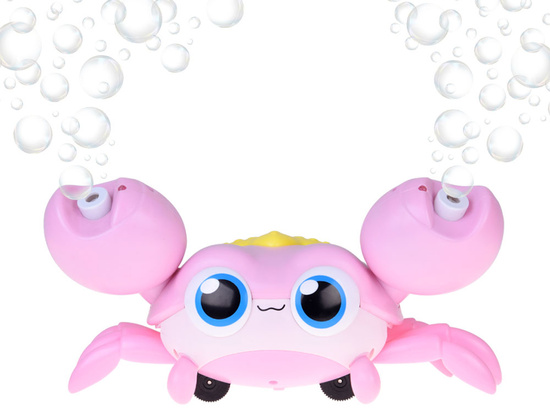 Adorable walking crab on soap bubbles slot machine with lights game ZA5717