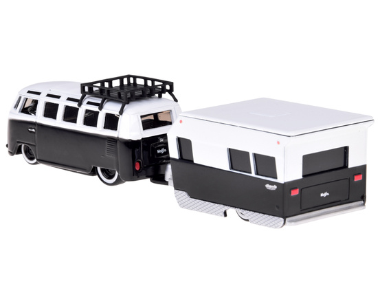 Maisto licensed car Volkswagen VAN Samba trailer 1:64 1:64 ZA5959