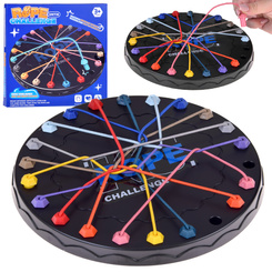 Logical board game ROPE - cleverly arrange and untangle the strings GR0769