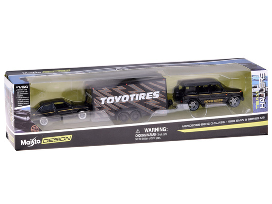 Licensed metal cars 1:64 Mercedes-Benz G 1988 and BMW M3 E30 ZA5960