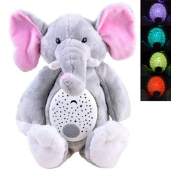 Plush projector Elephant music box ZA3419