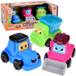 A set of soft construction cars 3 pcs 18M+ ZA4737B