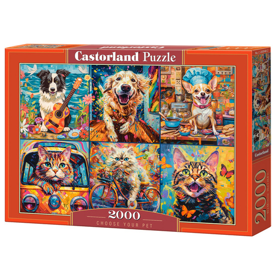 Puzzle 2000 elementów Choose Your Pet 