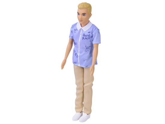 Anlily Doll boy BLOND Paulo in shirt and light trousers ZA6006 A