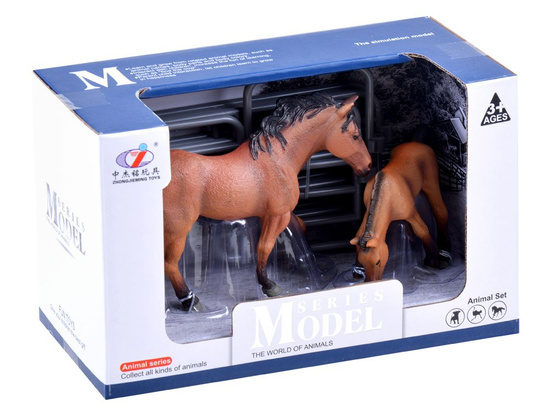 ANIMALS FARM SERIES Set of figurines "Horse and foal" HORSES COLLECTION ZA3391