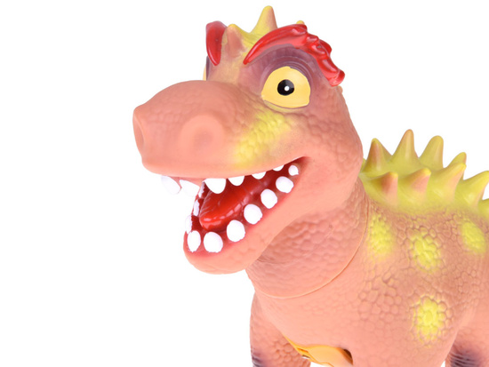 Interactive rubber dinosaur figurine with roaring sound ZA5725