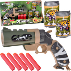 Foam Dart Pistol + Cans Shooting Set for Kids ZA5981