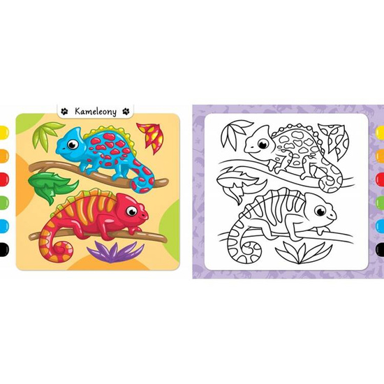 Axiom I like coloring Animals Segmented crayon KS0841