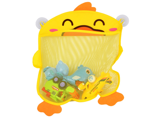 Bath toy net organizer container yellow duck ZA5927