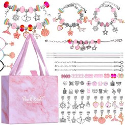 Kreatywny zestaw do robienia bransoletek CHARMS koraliki ZA5206