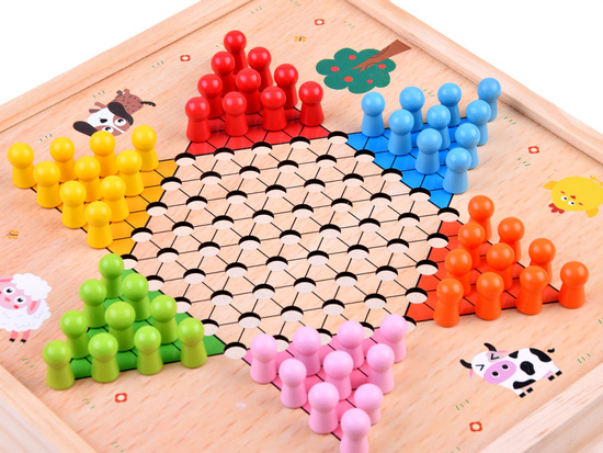 Board game 8 in 1 wooden set of games GR0494