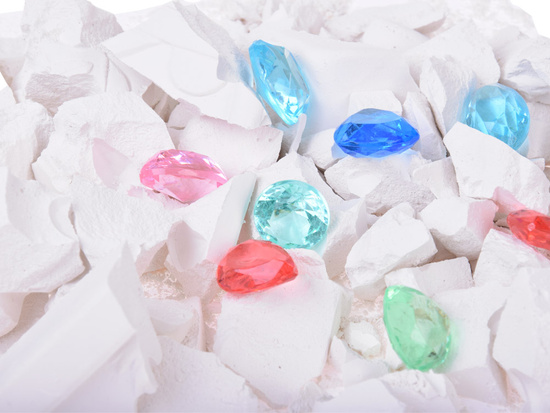 Little archeologist excavation mine diamonds precious stones ZA5594