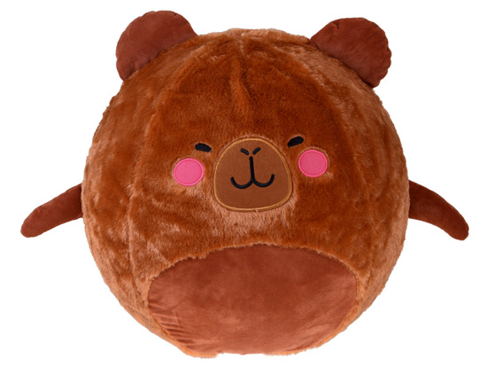 Large plush pompom ball cute animal 45cm Capybara ZA5975