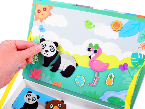 Magnetic puzzle book ANIMALS ZOO ZA3768