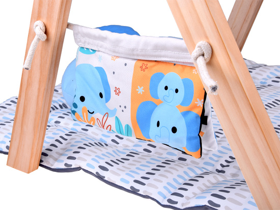 Wooden Baby Gym Educational Play Mat for Infants ZA5882