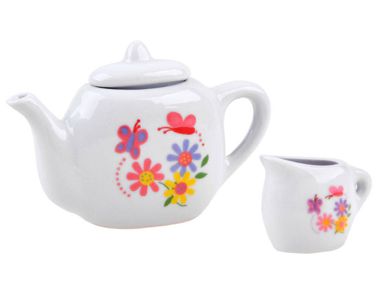 Coffee cups saucers. Set of playing utensils ZA2402