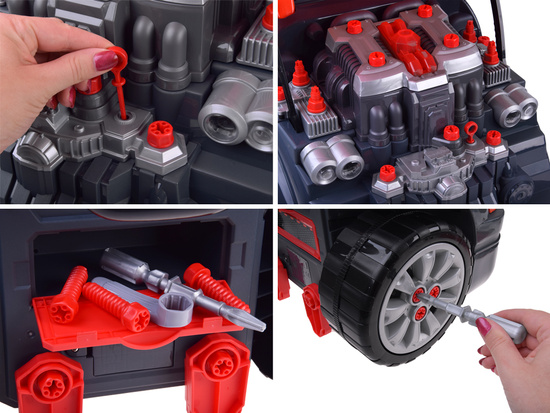 Mechanic Set: Mobile CAR WORKSHOP + light and sound ZA5738