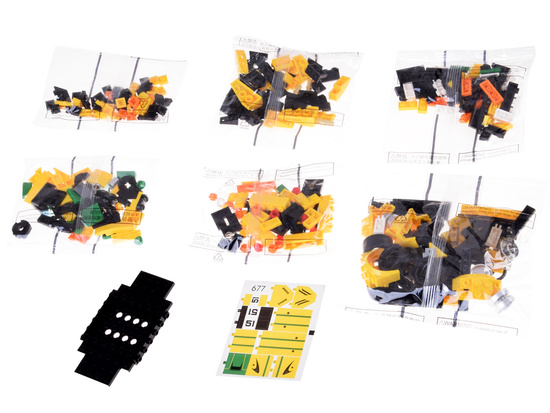 Technical blocks Sports car P1 GTR YELLOW-GREEN 368-pcs ZA5781