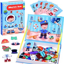 Magnetic puzzle book boys 59 pieces ZA3765