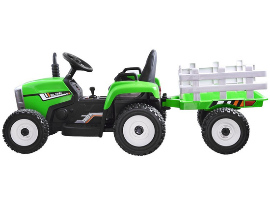 Tractor with a trailer for a battery + PA0242 remote control