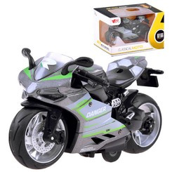 Diecast model Motorcycle with string toy ZA3933