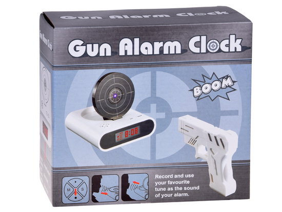 Alarm clock with a gun with a shield game ZA2486