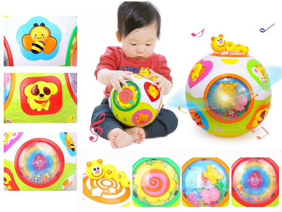 Interactive Color BALL crawling ZA0643