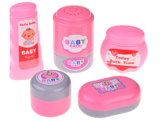 A set of accessories for a baby doll, potty blocks, duck ZA4800